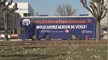 Le camion #dondemeolleosseuse s'est rendu sur le campus central à #strasbourg