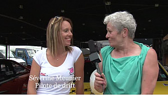 Séverine Meunier, seule femme pilote du Championnat de France de Drift, était à l'Anneau du Rhin